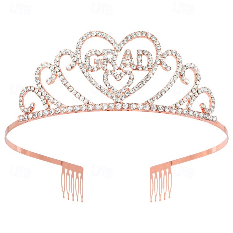 Graduation Crown Headband, Gradiation Party Tiara Headpiece for Celebrations and Special Occasions4