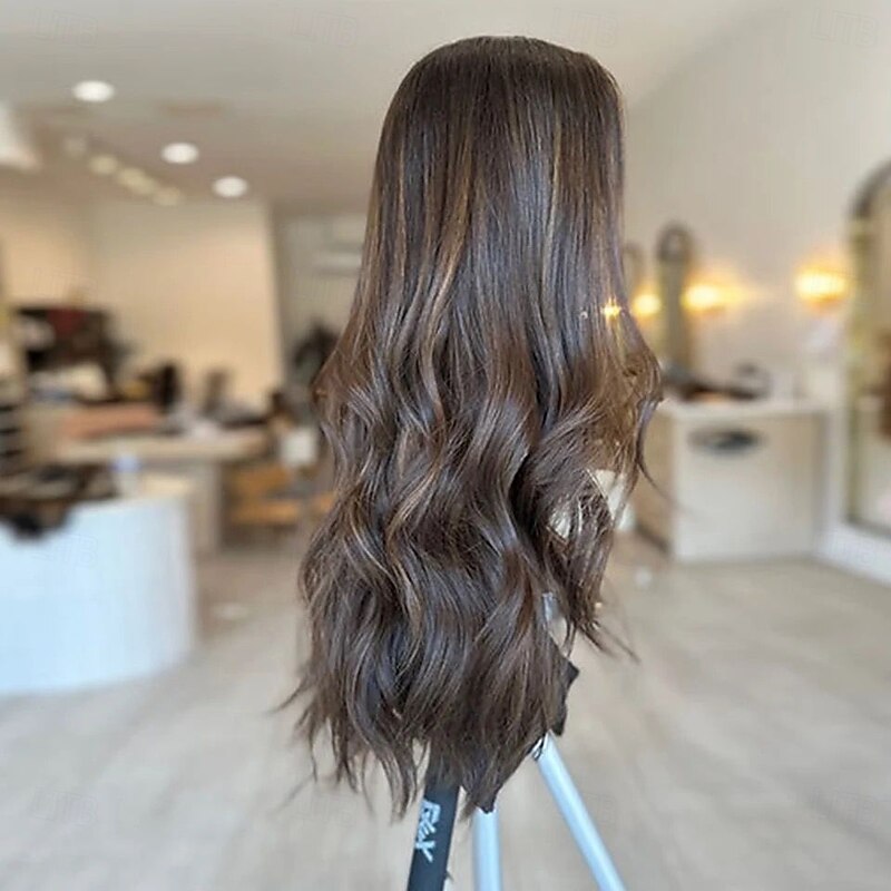 Brazilian Remy Human Hair 5x5 Lace Glueless Closure Wigs Wavy Colored 13x4 Lace Front Wig with Baby Hair Pre-Plucked For Women3