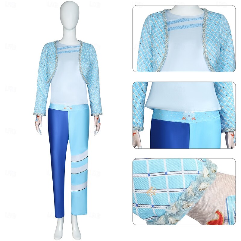 Descendants The Rise of Red Cosplay Costume Cosplay Movie Cosplay for Men's Adults' New Year Masquerade Dailywear4