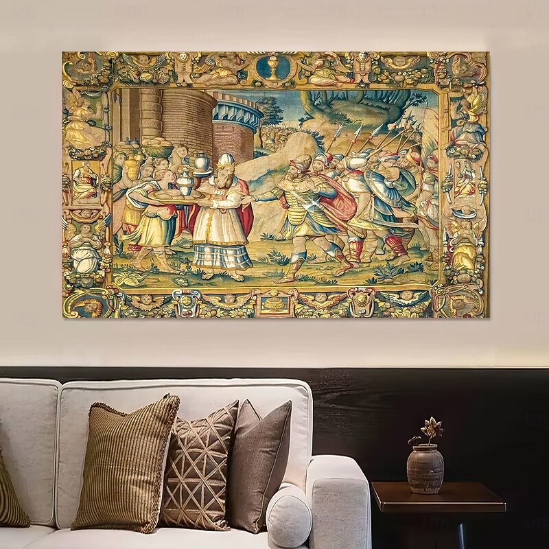 Medieval Tapestry Middle Age Tapestry Wall Art Large Tapestry Mural Decor Photograph Backdrop Blanket Curtain Home Bedroom Living Room Decoration2