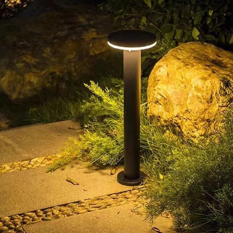 Outdoor Aisle Lights Warm White Modern Street Light Outdoor Waterproof, Perfect Solar Light for Backyard, Lawn, Driveway, Walkway, Garden Decoration.