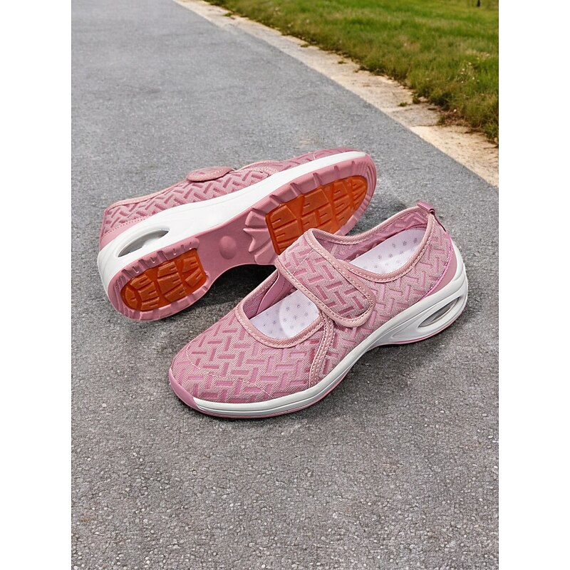 Women's Air Cushion Mary Jane Sneakers – Comfortable Slip-On Walking Shoes for Daily Wear4