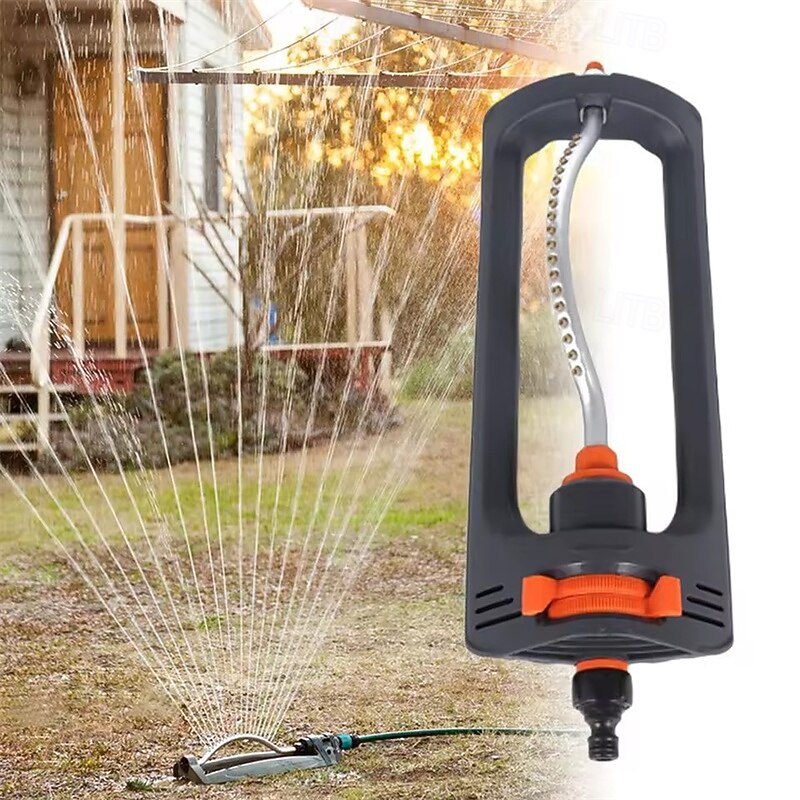 19-hole Large-scale Automatic Swing Sprinkler Lawn Site Bridge Maintenance Watering Swing Rotating Sprinkler2
