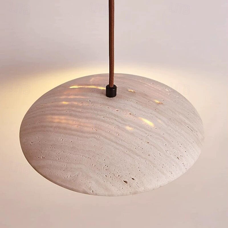 25 cm Pendant Lantern Design Geometric Shapes Pendant Light Stone Artistic Style Vintage Style Classic Vintage Country 110-120V 220-240V3