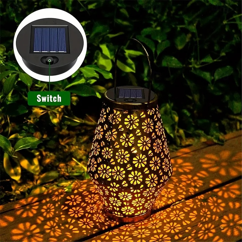 LED Solar Light Holder Outdoor Courtyard Lamp Lawn Lamp Wall Lamp Hanging Lamp Light Source Decorative Lamp  1PC4