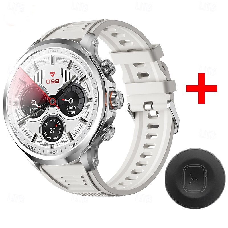 696 SB-H18pro Smart Watch 1.85 inch 4G LTE Cellular Smartwatch Phone 3G 2G Temperature Monitoring Pedometer Call Reminder Compatible with Android iOS Women Men Hands-Free Calls with Camera Message2