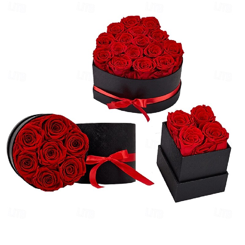 16 Flower Forever Heart Shape Box - Preserved Roses Gift for Her Preserved Flowers for Mothers Day Gifts Christmas Valentines Day Gifts for Mom2