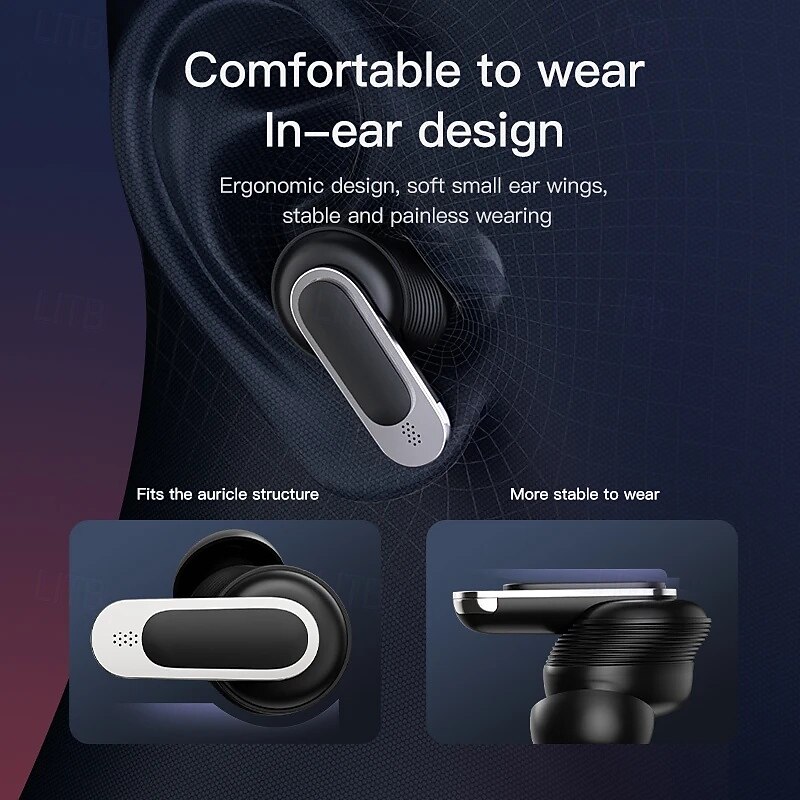 TWS Tour Pro 2 Wireless Bluetooth Headset V8 ANC Noise-Canceling In-Ear Headphones Touchscreen Control Headphones3
