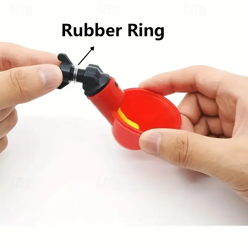 10Pcs Chicken Drinking Bowl Automatic Filling Water Dispenser Poultry Drinking Bowl Chicken Water Feeder Duck Turkey Rabbit Goose Water Dispenser4