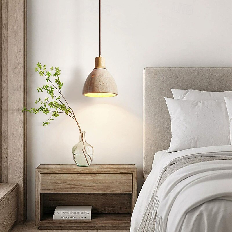 21 cm Pendant Lantern Design Geometric Shapes Pendant Light Stone Artistic Style Formal Style Vintage Style Vintage Traditional / Classic 110-120V 220-240V4