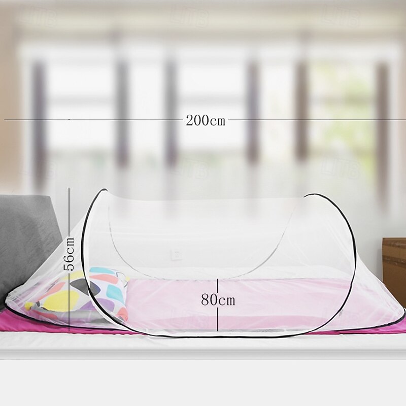 Mosquito Net Single Bed Netting Tent Portable Protections Household Textiled Bed Net Tent For Indoor Outdoor Sleep2