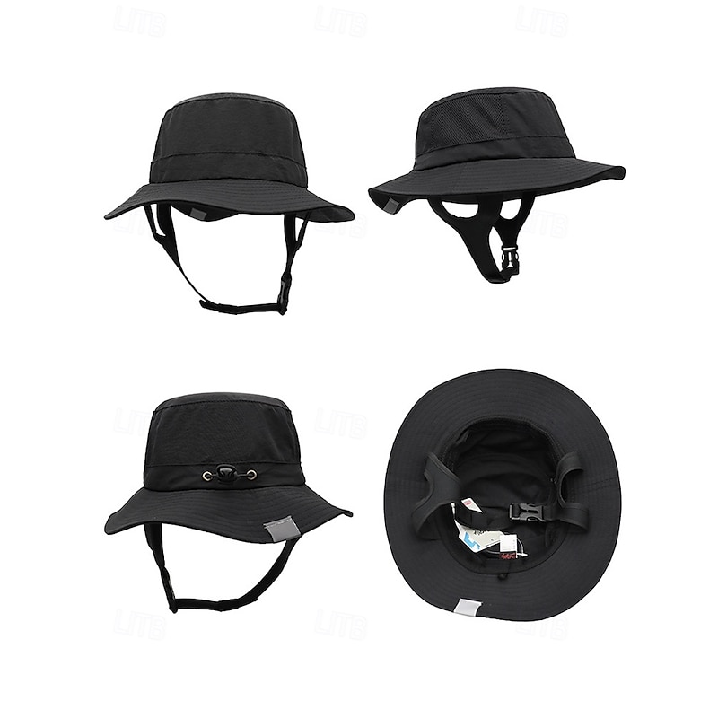 "UPF 50+ Wide Brim Sun Hat – Waterproof & Breathable Outdoor Bucket Hat with Chin Strap, UV Protection for Men & Women, Ideal for Fishing, Hiking, Surfing & Beach Trips"4