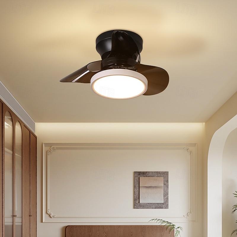 56 cm Dimmable Ceiling Fan Metal Acrylic Modern Nordic Style 220-240V