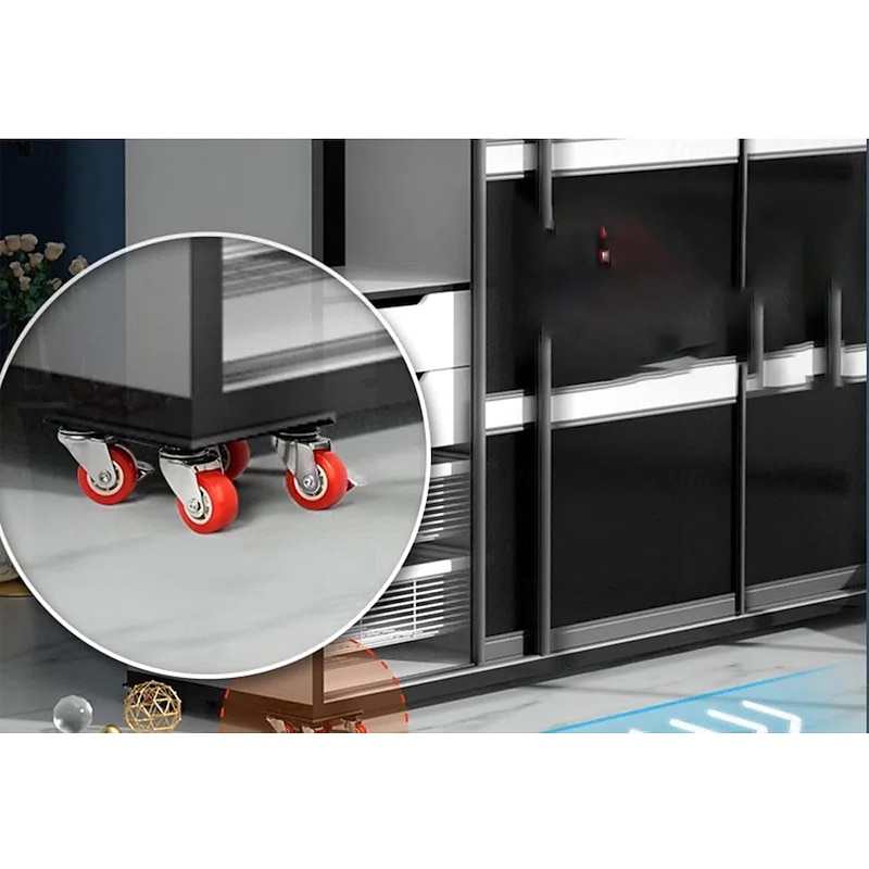 Furniture Mover with Wheels & Lifter Set 360 Swivel Casters 880lbs Capacity Furniture Dolly for Moving Heavy Furniture Refrigerator Sofa Cabinet4