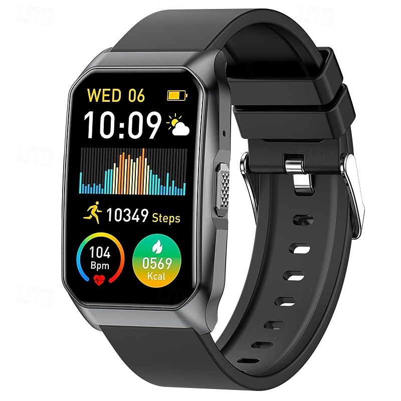 Cardica Men's Smart Watch Blood Glucose Monitor Bluetooth Call Blood Pressure Heart Rate IP682