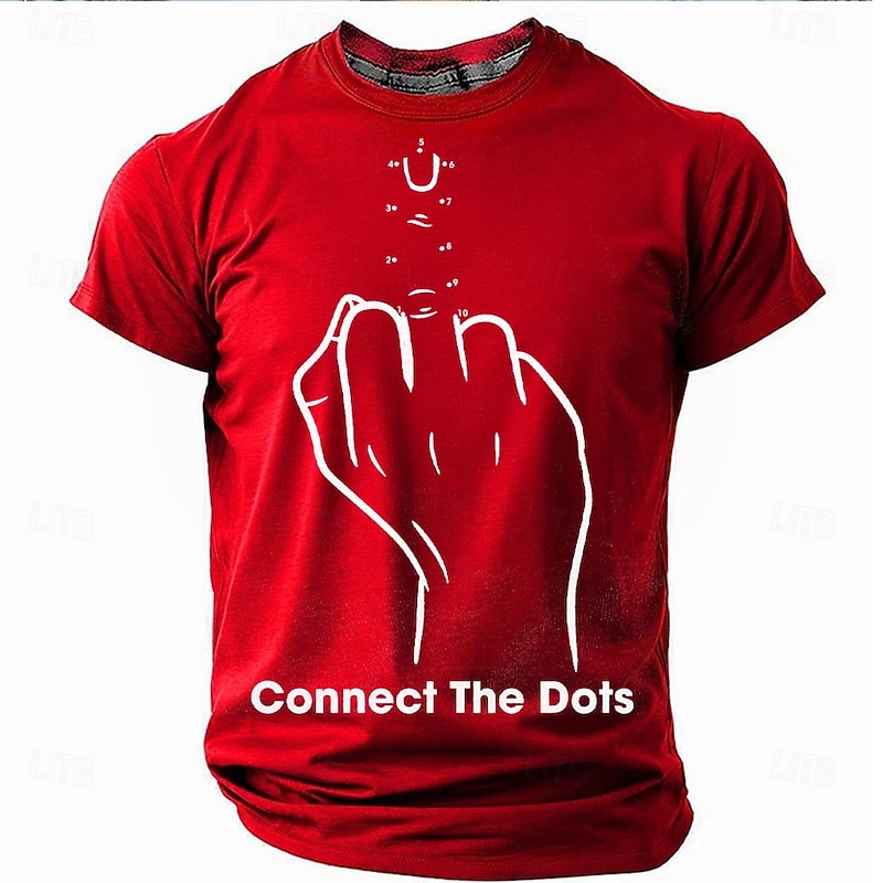 Men's Rude Offensive Funny Slang T Shirt Short Sleeve T shirt 3D Print Crew Neck Shirt Fashion Daily Street Daily Black Red Blue Summer Spring Clothing Apparel S M L XL XXL XXXL4