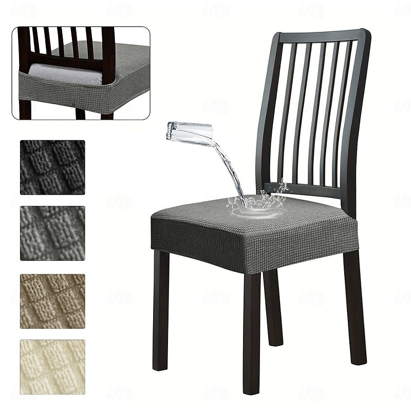 Waterproof Dining Chair Seat Cover Furniture Protector, Removable and Washable, Ideal for Protecting Dining Room Chairs from Spills, Stains, and Wear2
