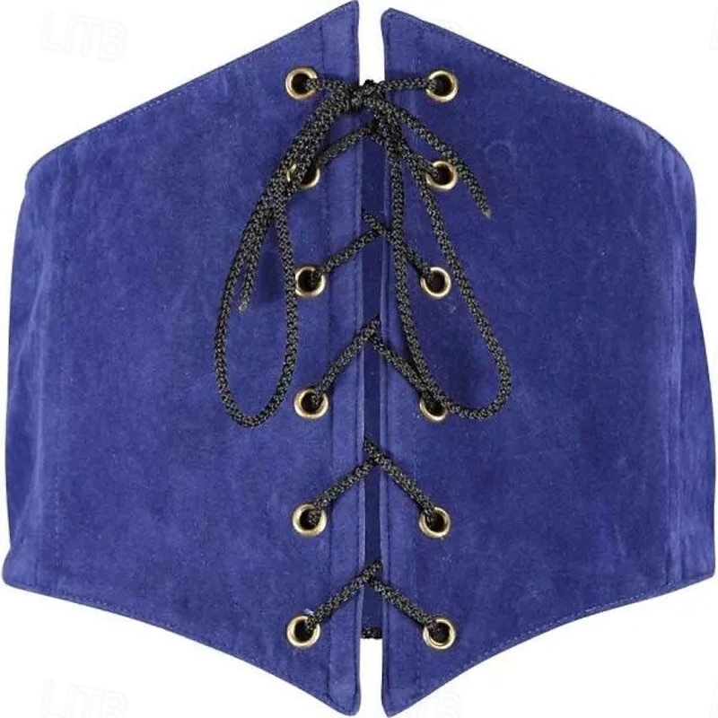 Retro Vintage Punk & Gothic Medieval Underbust Corset Lace up Fancy Dress Men's Carnival Masquerade Carnival Performance Masquerade Adults' Corset All Seasons4