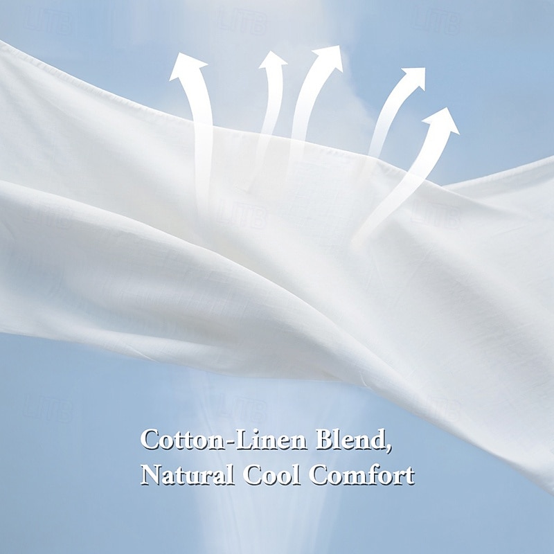 Women's Shirt Linen-Inspired Shirts Button Up Blouse Solid Color Stylish Casual Long Sleeve Shirt Collar Regular Tops Daily Buttons Pocket Black White Brown Khaki Summer Spring2