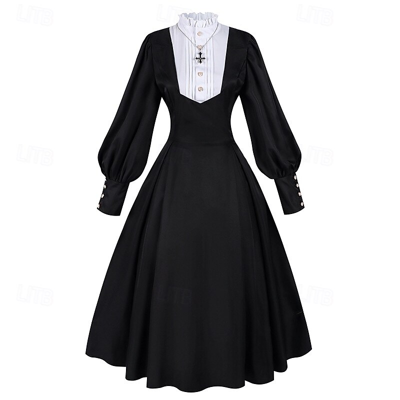 Outfits Cosplay Costume Party Costume Masquerade Fancy Dress Women's Masquerade Mardi Gras Performance Party Halloween Adults' 1 Necklace Dress Headband3