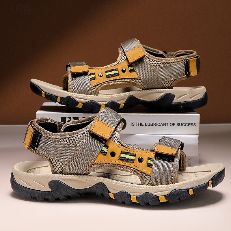 Durable Men's Hiking Sandals with Anti-Slip Soles and Breathable Mesh Design – Perfect for Outdoor Exploration and Casual Wear4