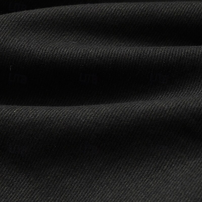 Men's Cargo Shorts Shorts Bermuda shorts Casual Shorts Drawstring Multi Pocket Straight Leg Plain Breathable Moisture Wicking Knee Length Outdoor Casual Camping & Hiking Fashion Streetwear Black Green2