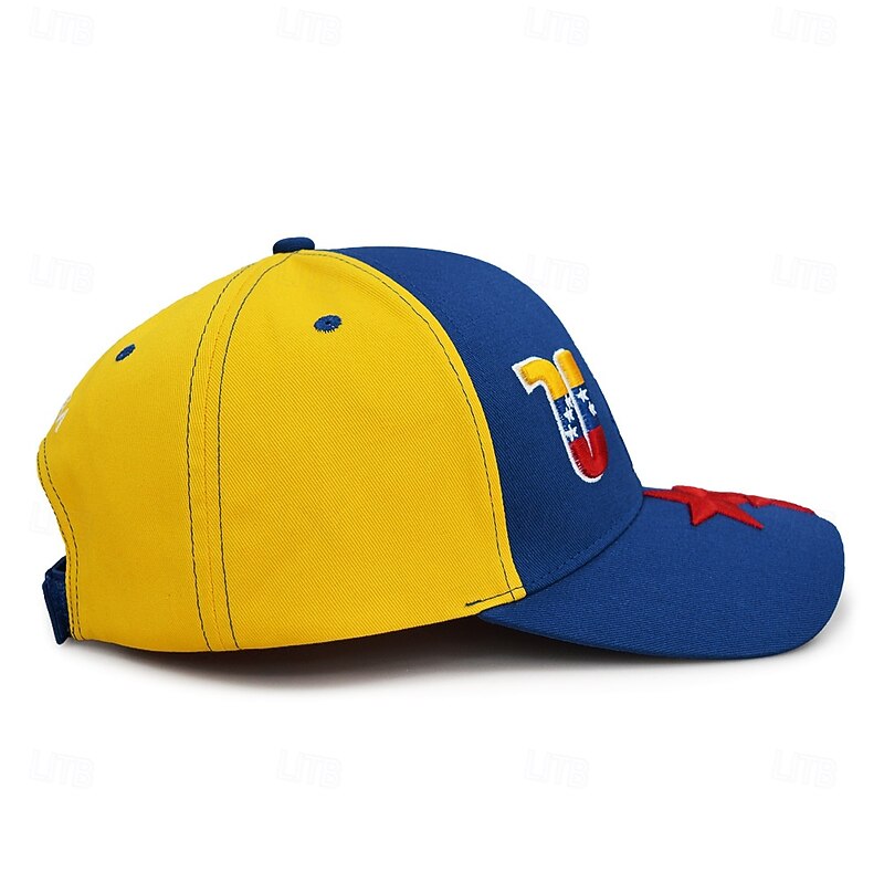 Men's Baseball Cap Sun Hat Trucker Hat Wine Blue Cotton Embroidered Fashion Casual Daily Weekend Stars Adjustable Sunscreen Breathable3