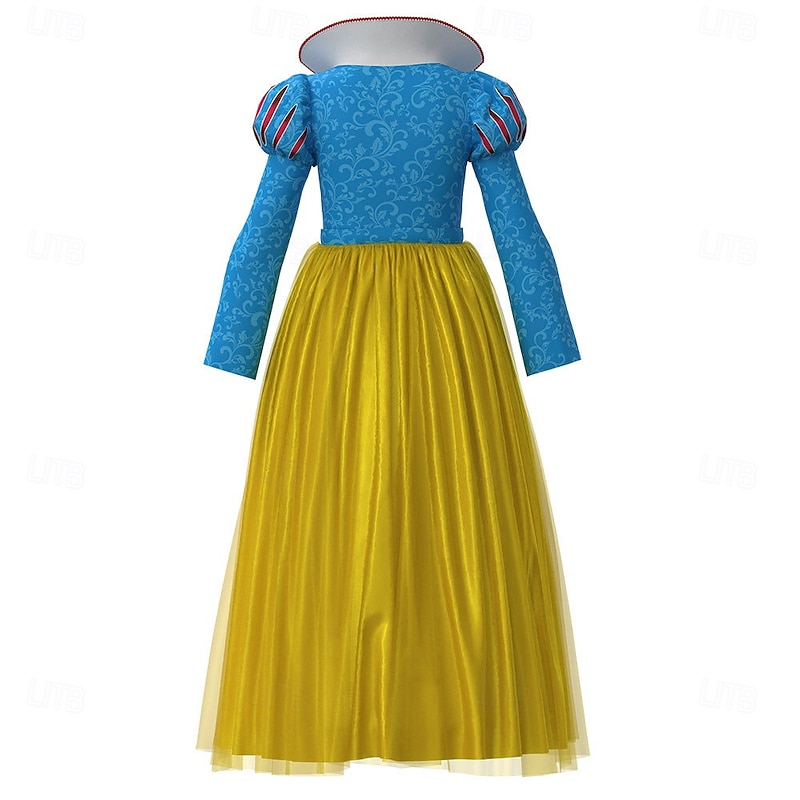Snow White Princess Fairy Dress Cosplay Costume Tulle Dresses Dress Up Movie Cosplay for Girls' Kid's Halloween Carnival World Book Day Performance Party4