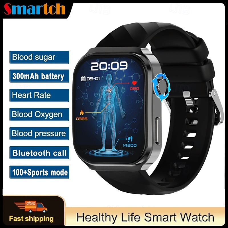 696 U13 Smart Watch 2.2 inch Smartwatch Fitness Running Watch Bluetooth ECG+PPG Pedometer Call Reminder Compatible with Android iOS Women Men Hands-Free Calls Message Reminder IP 67 46mm Watch Case2