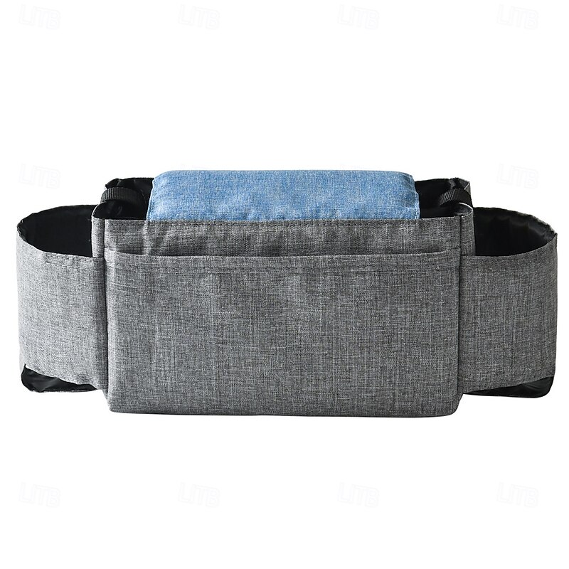 Stroller Organizer Bag, Baby Cart Storage Bag, Diaper Bag with Bottle Holder, Wet and Dry Separation for Baby Essentials2