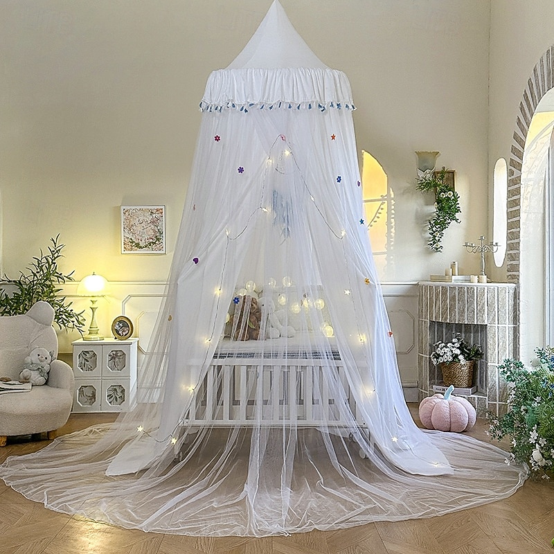Kids Bed Canopy Double Layer Canopy for Bed,Nursery Room Baby Crib Tent Mosquito Net for Girls Boys2