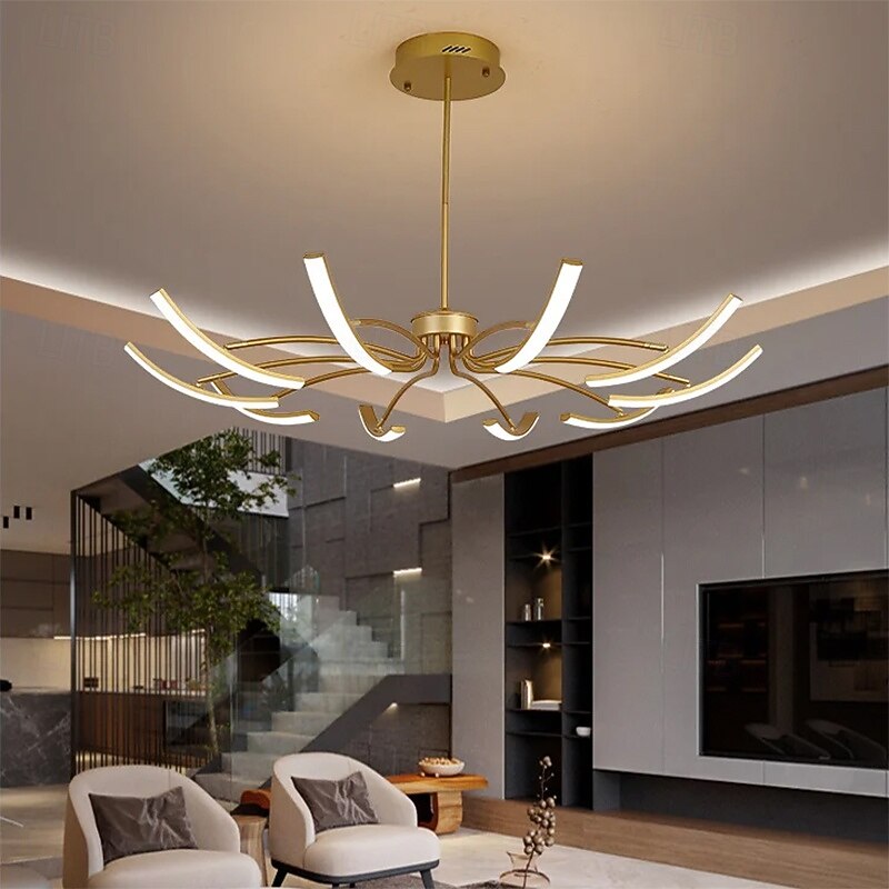 Modern LED Pendant Light DIY Design Adjustable Light 3000k-6500k with Retome Cotrol Black Suspension Adjustable Pendant Light Suitable for Dining Rooms Living Rooms Bedrooms Kitchens Study Rooms3