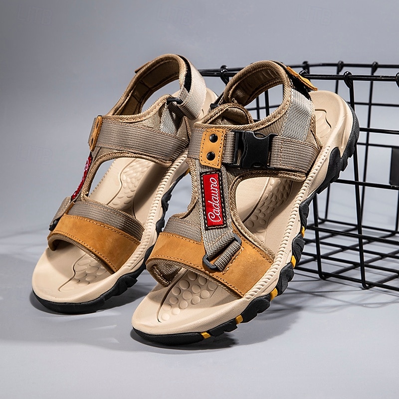 Sporty Men's Sandals for Hiking and Outdoor Activities with Adjustable Velcro – Comfortable Footwear for Adventure Lovers2