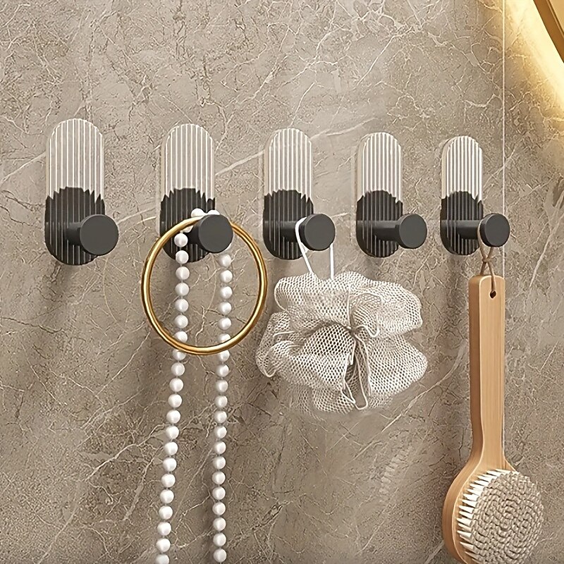 1PC Acrylic Adhesive Hook – No-Drill Strong Sticky Wall Hook for Entryway Keys, Bathroom Towels, Robes, and Clothes Hanging3