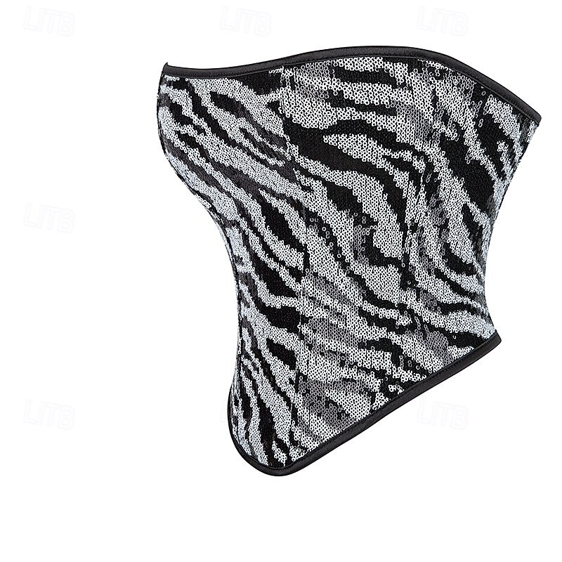 Rococo Overbust Corset Masquerade Overbust Corset Cosplay Sequins Tummy Control Push Up Jacquard Fancy Dress Women's Royal Masquerade Party Carnival of Venice Adults' Corset3