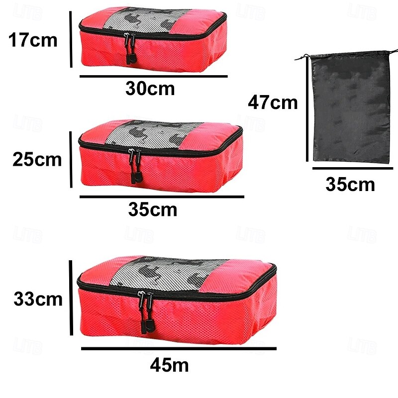 Compression Packing Cubes Set for Travel Luggage Storage and Organizer, Home Bedroom Clothes Storage Bags, Creative Underwear Organizer4