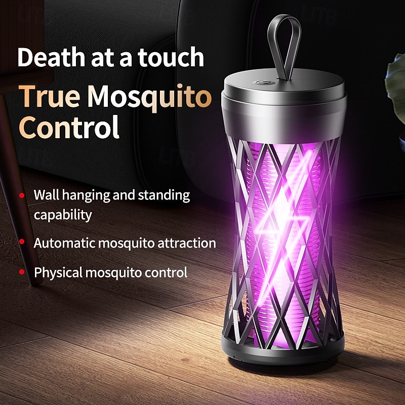 Portable Vertical Hanging Integrated Electric Mosquito Killer Lamp