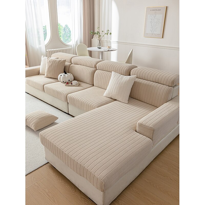 Sofa Cover Seat Cushion Cover Geometric Printed Polyester Slipcovers4