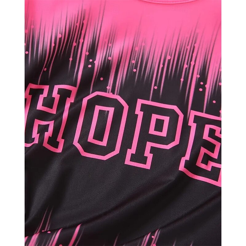 Girls' 3D Letter Pajama Sets Tee & Pants Pajama Sets Short Sleeve 3D Print Summer Spring Active Basic Kids 4 years+ Crew Neck Home Daily Regular Fit4