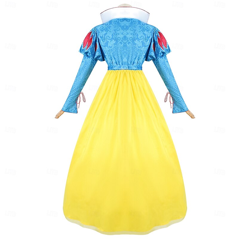 Snow White Princess Dress Masquerade Vacation Princess Movie Cosplay for Women's Adults' Carnival Masquerade Bachelorette Party3