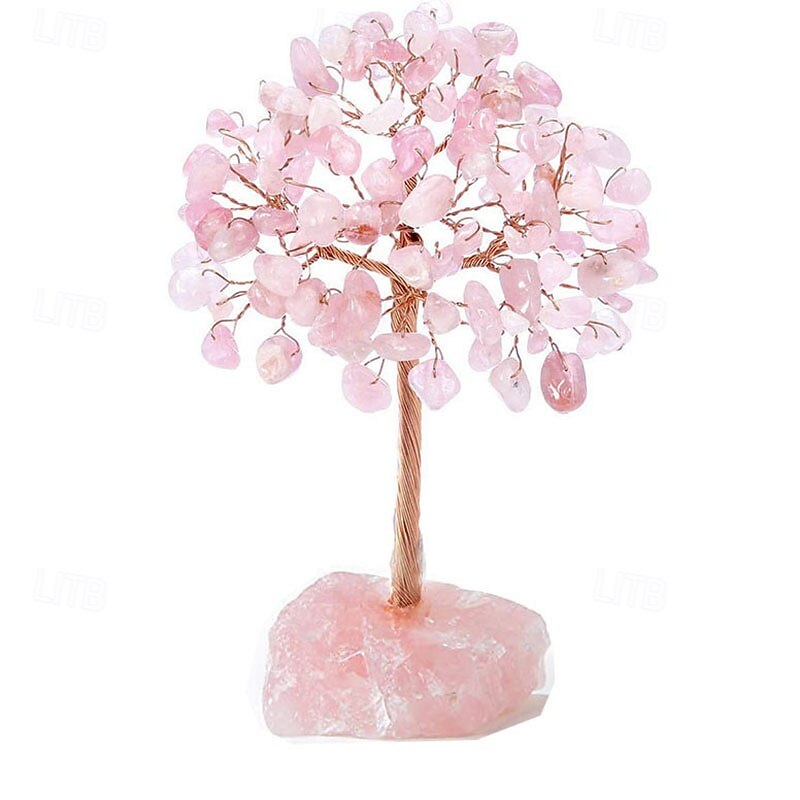 4.72 inch Crystal Tree of Life Healing Crystal Trees for Home Decor Office Desk Decor Living Room Decor Handmade Bonsai Trees for Positive Energy Money Good Luck Birthday Gifts for Women Mom2