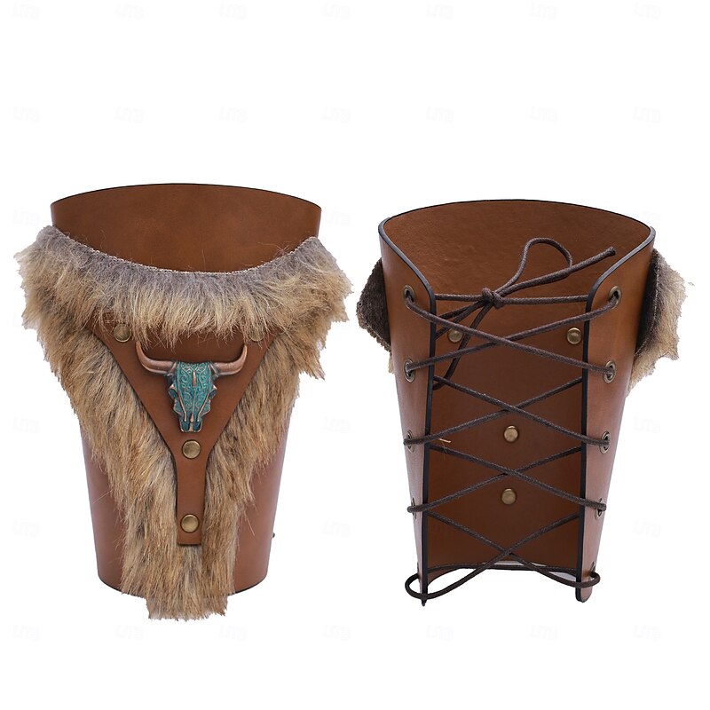 Retro Vintage Medieval Renaissance Armor Wristband Armband Archery Fancy Dress Men's Celtic Carnival Masquerade LARP Adults' Wrist Brace All Seasons2