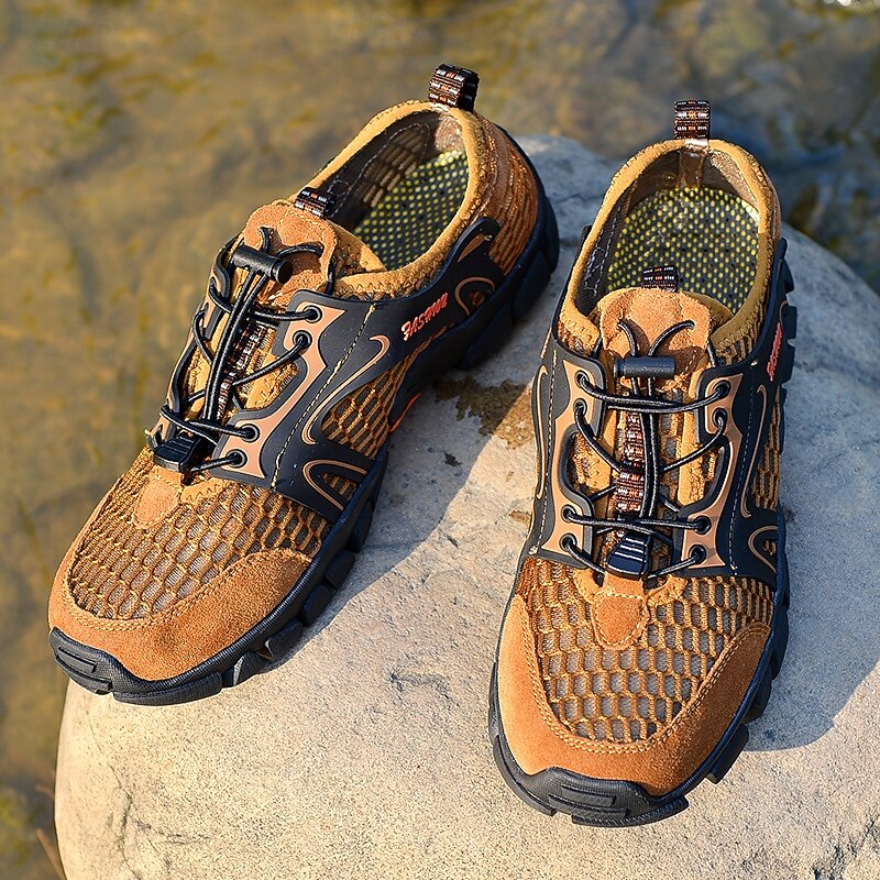 Men's Outdoor Hiking Shoes, Breathable Mesh with Durable Outsole, Trail Trekking Comfort Footwear4