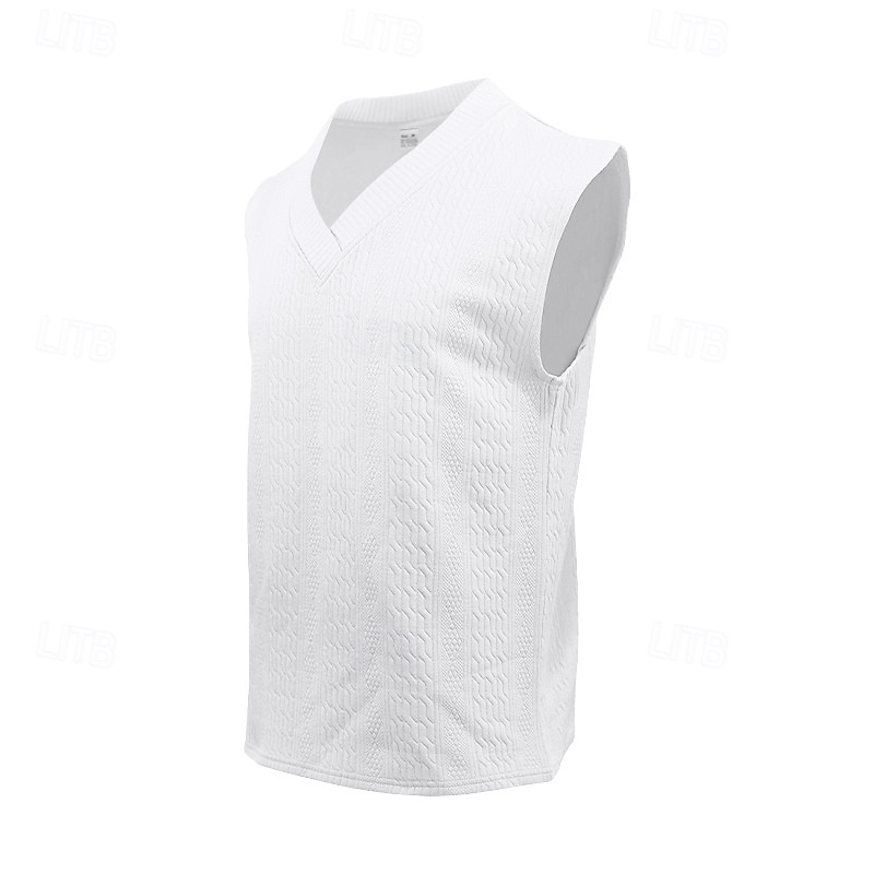 Men's Tank Top Vest Top Undershirt Sleeveless Shirt Sleeveless V Neck Summer Plain Fashion Designer Basic Classic Vacation Street Going out Black White Dark Navy Top Tee for Men3