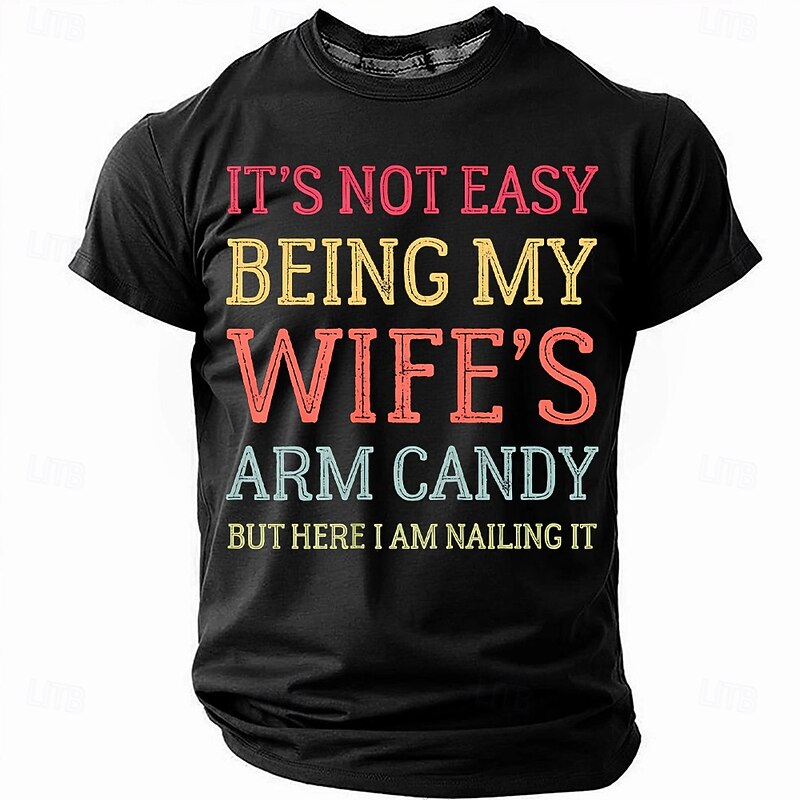 Men's Funny Graphic T-Shirt - 