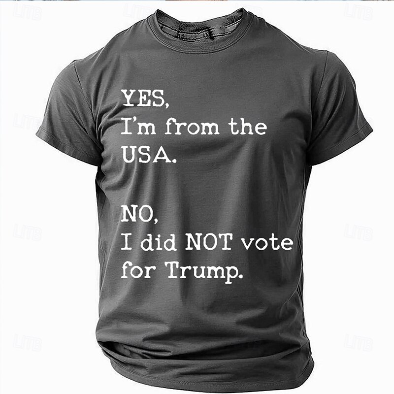 Men's Funny Slang T Shirt Short Sleeve T shirt 3D Print Crew Neck Shirt Fashion Daily Street Daily Black Green Gray Summer Spring Clothing Apparel S M L XL XXL XXXL2