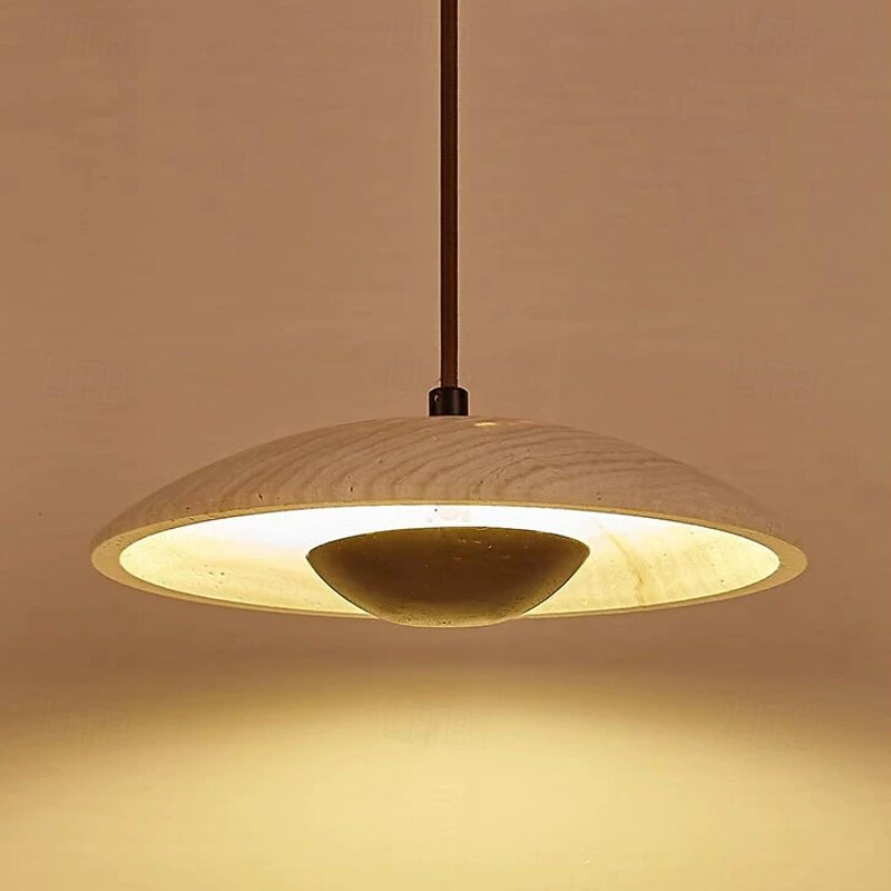 25 cm Pendant Lantern Design Geometric Shapes Pendant Light Stone Artistic Style Vintage Style Classic Vintage Country 110-120V 220-240V2