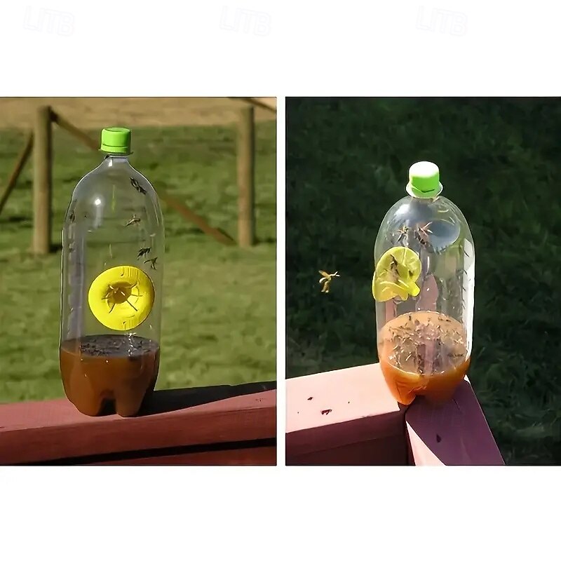 8 Pieces Wasp Trap Bee Trap Wasp Trap Flower Insect Funnel Trap Suitable for Garden Outdoor Pest Control Tool Indoor/outdoor Pest Control Tool3