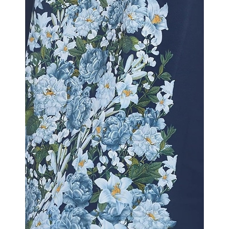 Floral A-Line Evening Gown Elegant Dress Formal Wedding Floor Length Sleeveless Strapless Satin Wedding Guest Dress3