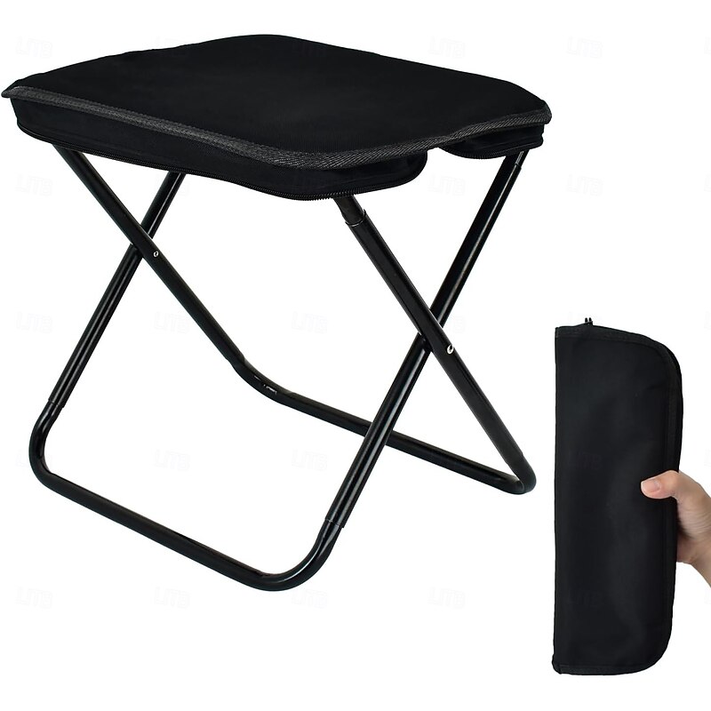 Collapsible Stool Portable Chair Lightweight Portable Stool for Adults Portable Chairs for Adults Holds Up to 330LBS Ideal for Camping Hiking Outdoors and Events